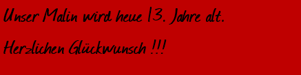 Dana aus der Reichelsdorfer Wurfkiste & 
Great Guy of the Living Spots erwarten 
um den 26.05.2012 Ihren Nachwuchs